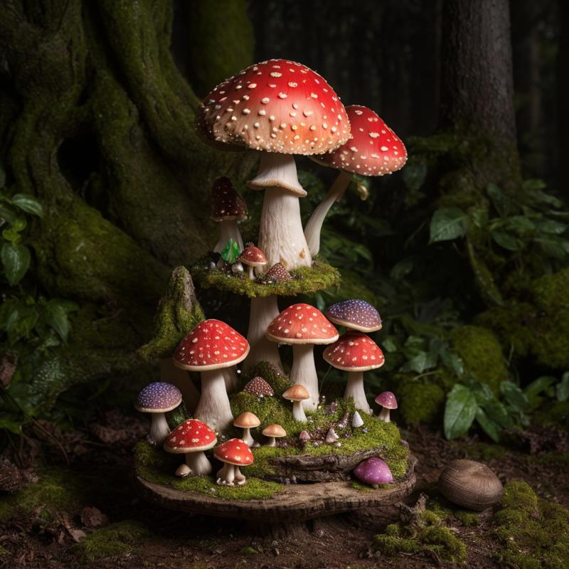 00208-1109427969-masterpiece, intricate photo of a wizard, precisely detailed mushrooms in an enchanted forest, closing rainbow valley, photo rea.jpg